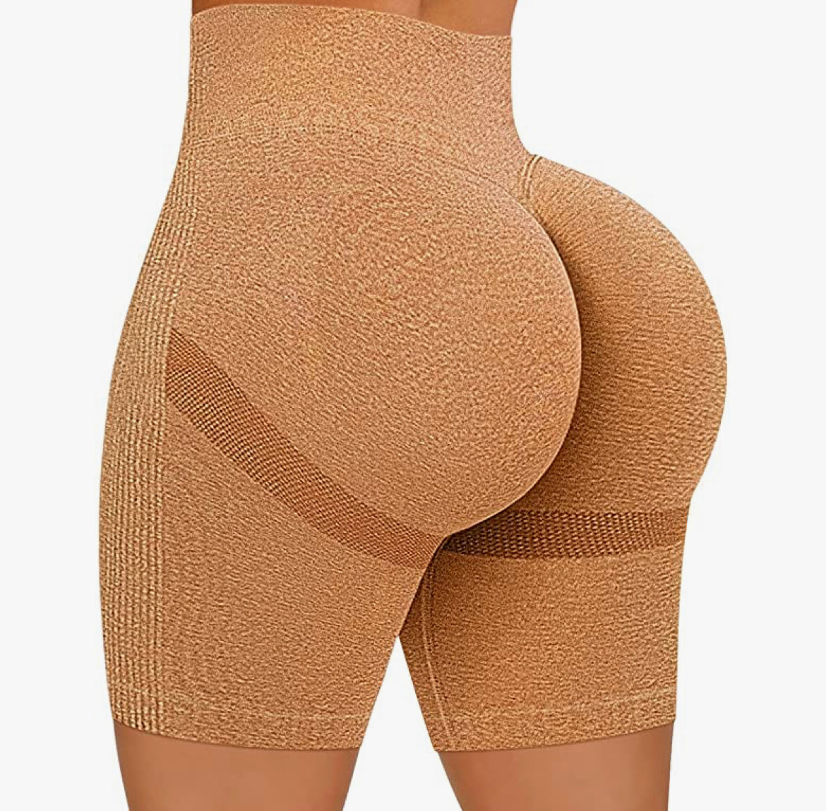 Butt scrunch contour biker shorts