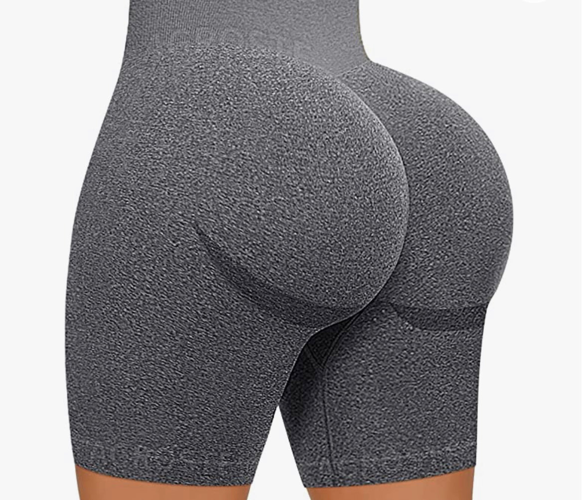 Butt scrunch contour biker shorts