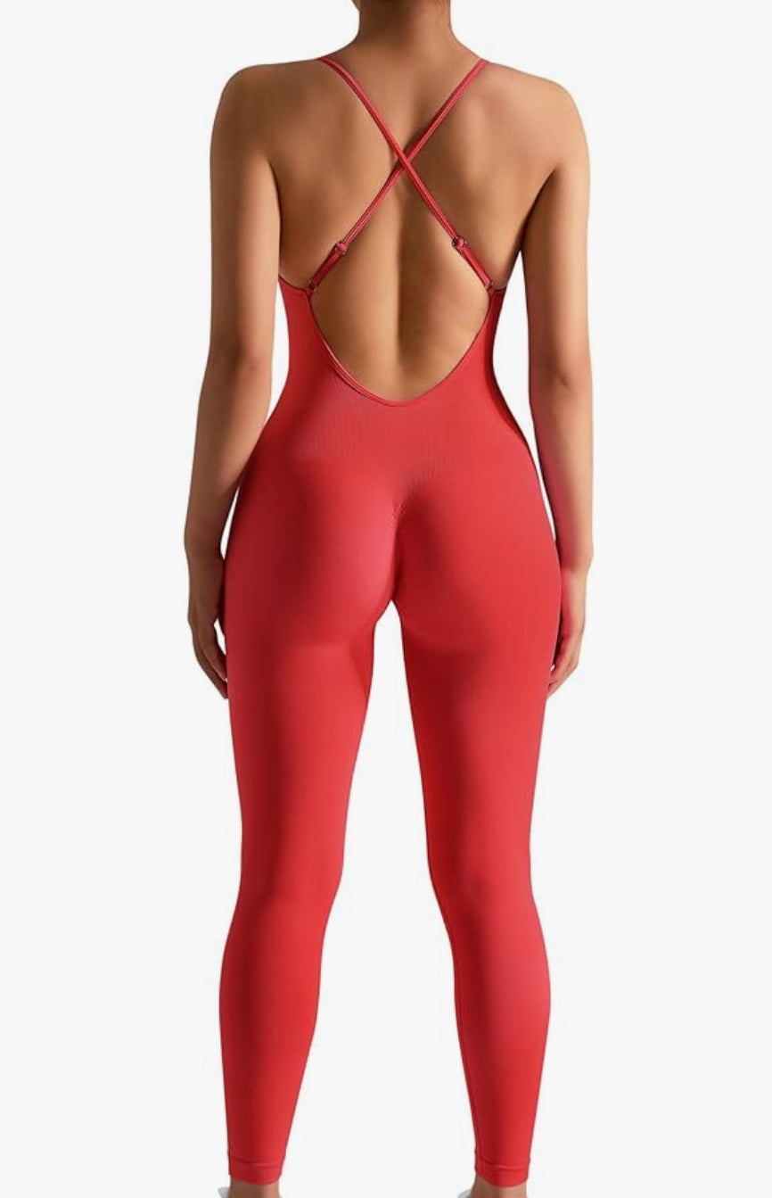 Butt scrunch jumpsuit