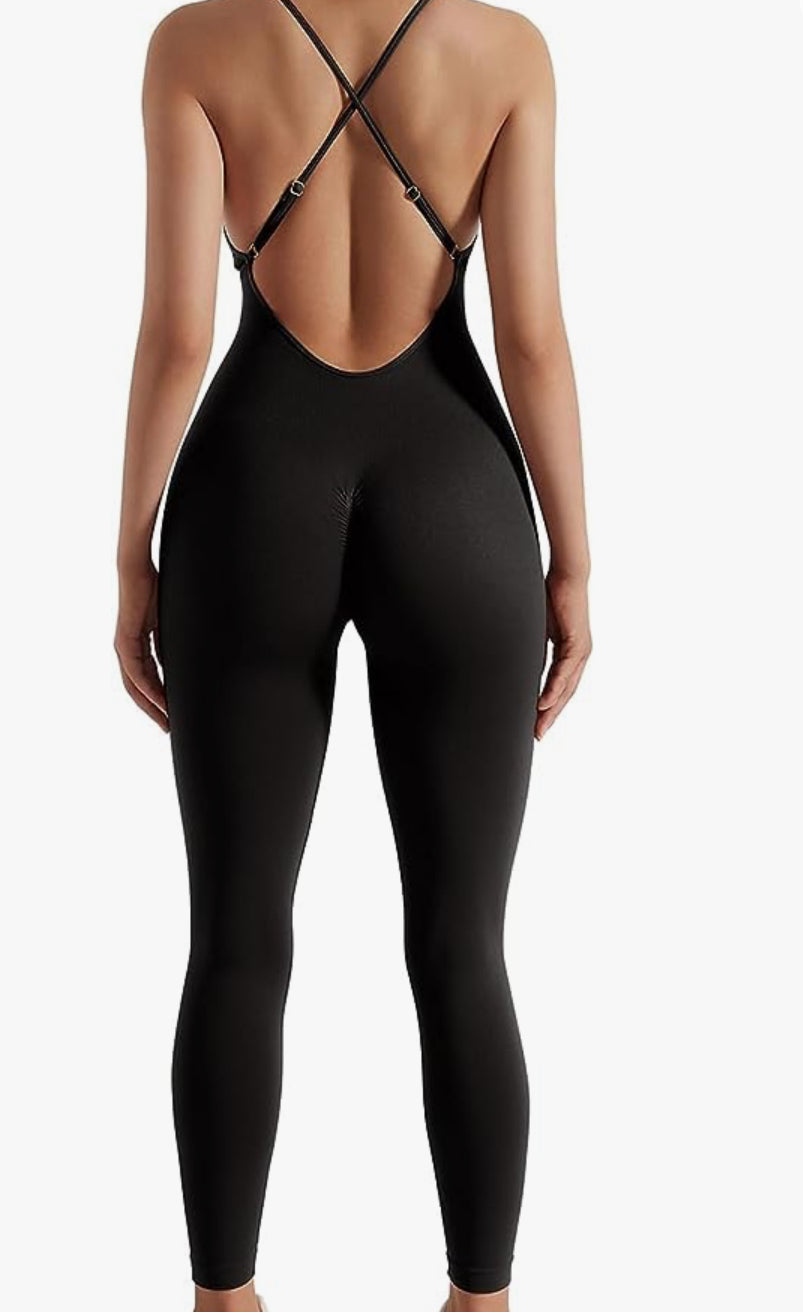 Butt scrunch jumpsuit