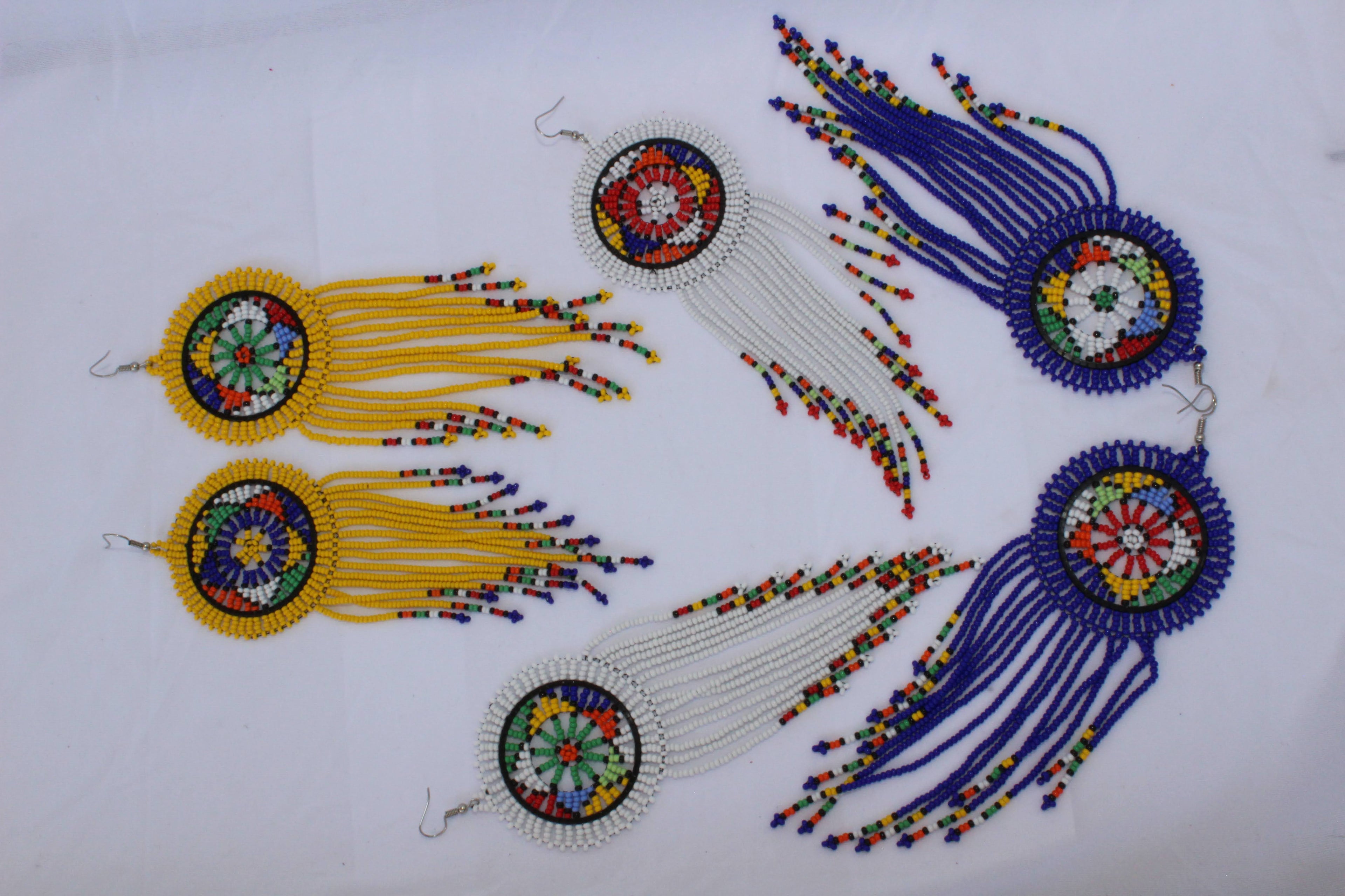 Fine bead earrings