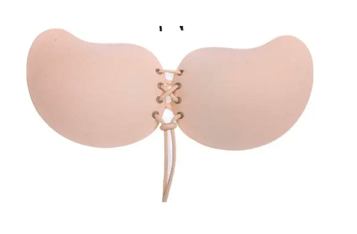 Sticky reusable breast lift bra