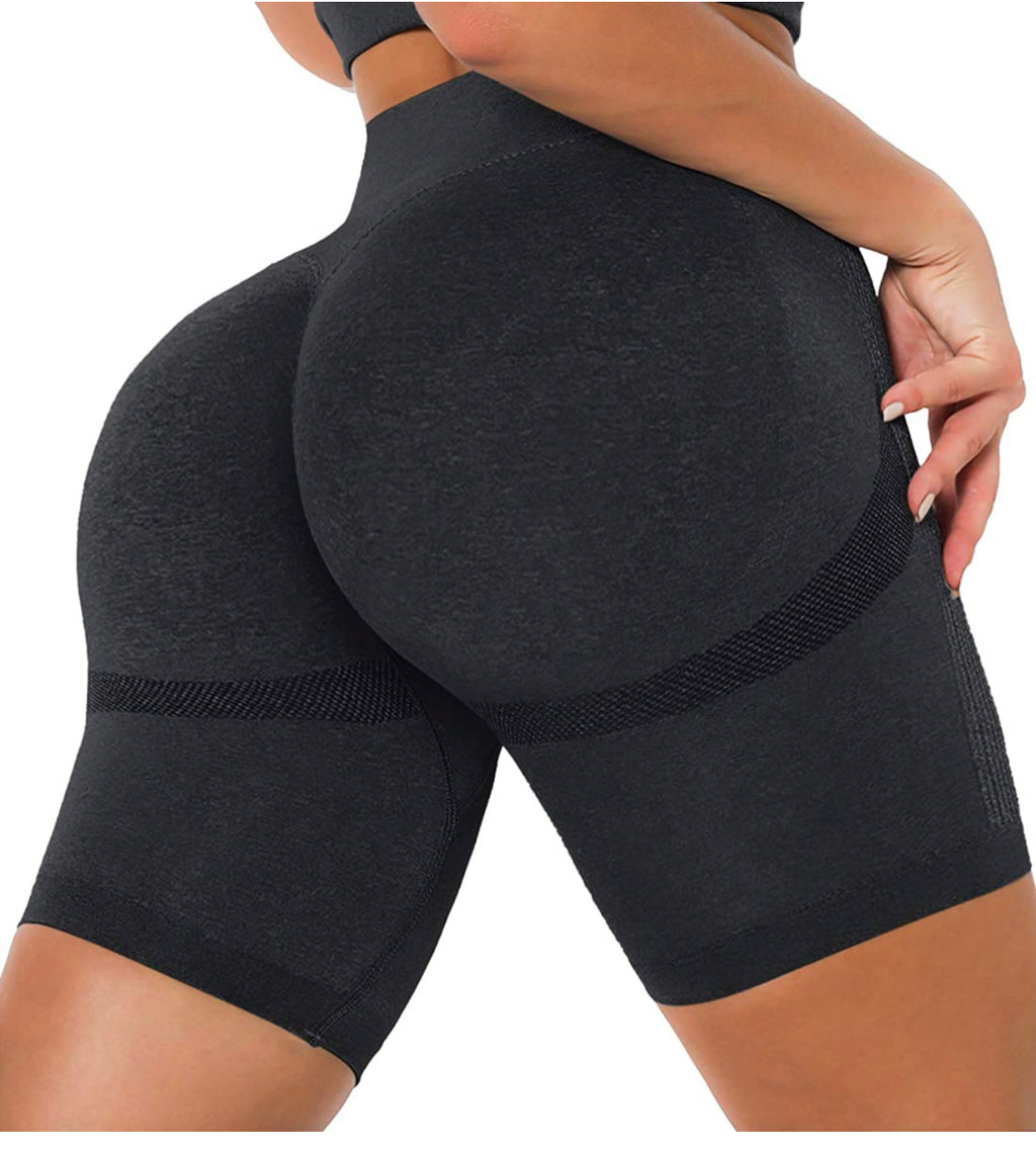 Butt scrunch contour biker shorts