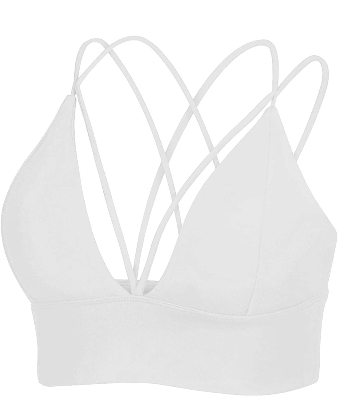 Strappy sports bra