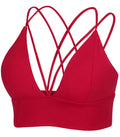 Strappy sports bra