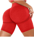 Butt scrunch contour biker shorts