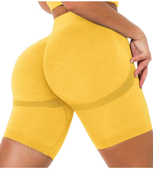 Butt scrunch contour biker shorts
