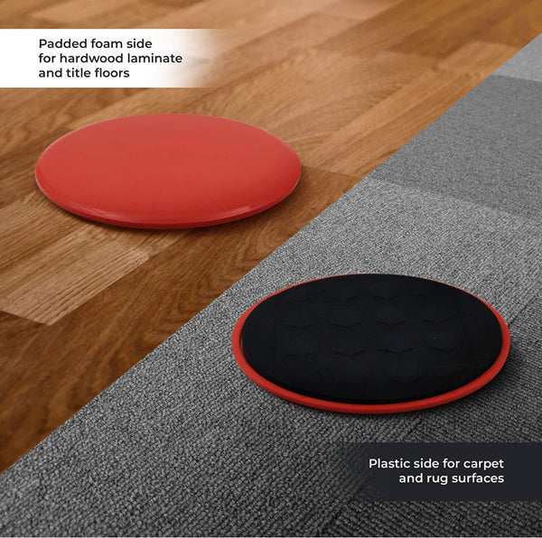 Sliders for core workouts